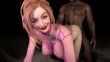 Blonde big tit hailey loves bbc