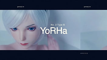 Sexy android enjoys cock nier automata