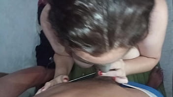 Eu amei foder com meu amante gostoso e o corno só ficou olhando de castigo