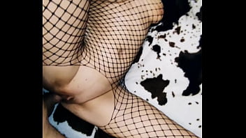 Amateur home video with beautiful skinny wife