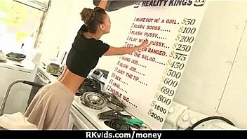 Sexy teen nails her butt on hard dick for cash 2