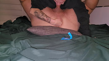 Stepmom just come to me sit on my face and start sucking my dick till i cum so cute blowjob with a handjob