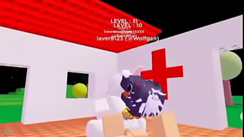 Bunny girl and hippo having sex