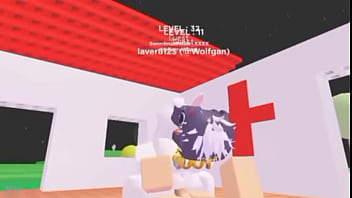 Bunny girl and hippo having sex