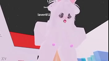 Bunny girl and hippo having sex