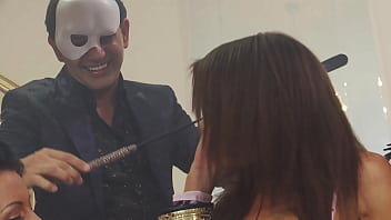 Katie kaliana and jasmine black fuck side by side during a foursome