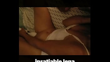 Lena swallows my cock