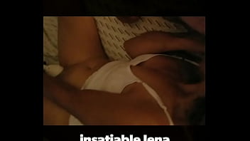 Lena swallows my cock