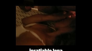 Lena swallows my cock