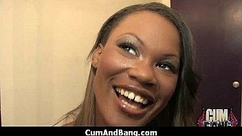 Black girl sucks many white cocks in redneck group 11