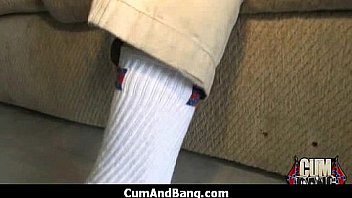 Black girl sucks many white cocks in redneck group 11