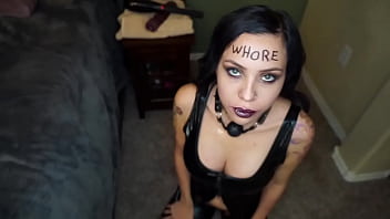 Latina prostitute takes massive fist