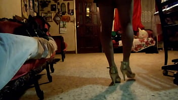 Golden Heels And A Verry Short Dress thumbnail