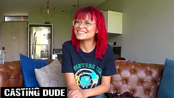 Nerdy 18yo redhead latina gives massive cock pov the hottest sloppy head