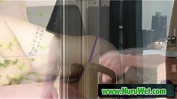 Gorgeous babe gives a nuru massage 10