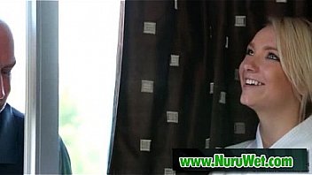 Gorgeous babe gives a nuru massage 10