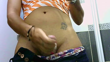 Ts Angelique I'm Peeing And Cum In My Bathroom thumbnail