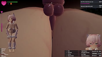 Secret flasher manaka walking in park voyeur game