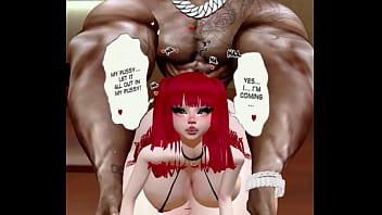 Chica con tanga adicta al sexo en imvu