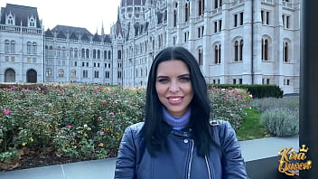 Matt pounds kira’s dripping cunt after bathroom blowjob