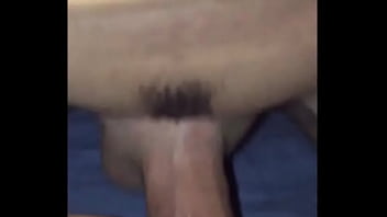 Fucks her pussy while she films