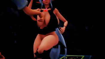Futa haku fights luka mmd