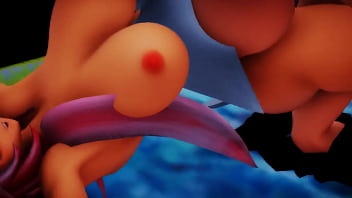 Futa haku fights luka mmd