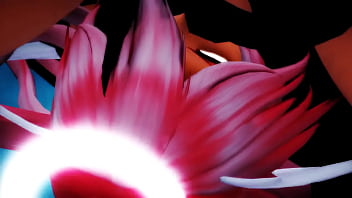 Futa haku fights luka mmd