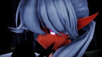 Futa haku fights luka mmd