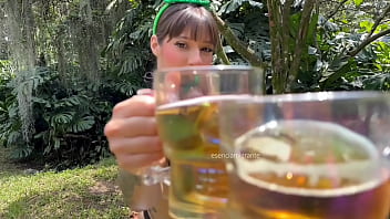 Celebrating st patrick's day with you a delicious a plug up my ass and the outside glowing green