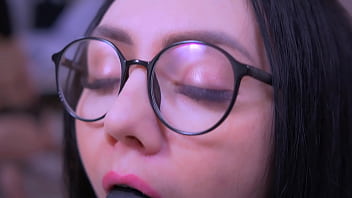 Dissolute lady sucks cock her paramour's and gets facial