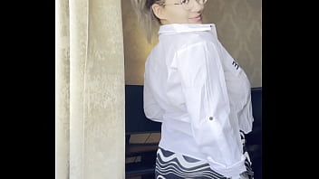 Mini skirt hot big boobs and legs