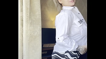 Mini skirt hot big boobs and legs