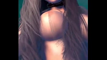 Huge boobs riding 3d