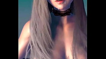 Huge boobs riding 3d