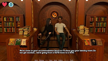 Elmwood university #23 romantic date night with goth college girl