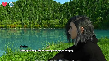 Elmwood university #23 romantic date night with goth college girl