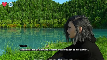 Elmwood university #23 romantic date night with goth college girl