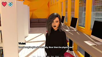 Elmwood university #23 romantic date night with goth college girl