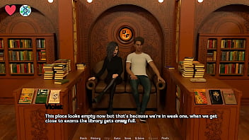 Elmwood university #23 romantic date night with goth college girl