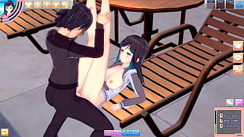 Hentai Beauty Grace Enjoys Time At Her Pool With Guy thumbnail