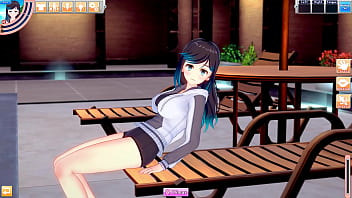 Hentai beauty grace enjoys time at her pool with guy