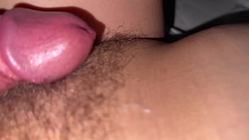 Rubbing her with lotion until i cum on her pov