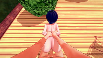 Touka gets fucked hard in the cafe pov style