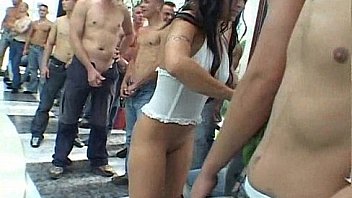 Slut gangbanged by 50 guys 005