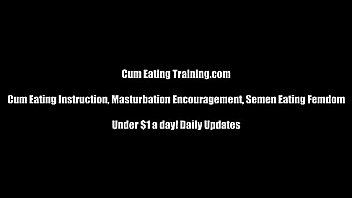 I hope you are hungry because you are eating lots of cum tonight