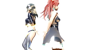 Horny lesbian girls kanon & aria having fun mmd by tsunpai Horny lesbian girls kanon & aria having fun mmd by tsunpai