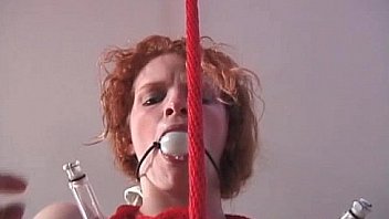 Hot nasty redhead horny babe gets her