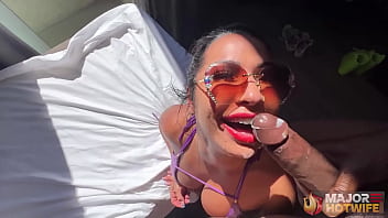 Sexy brunette milf monica santhiago gets deeply banged by rome major