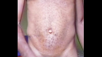 Lonely african man touches his cock and ass after dancing naked